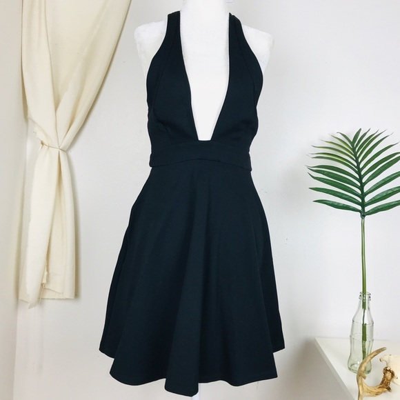 Free People Dresses & Skirts - Free People Beach Black Dress with Open Twist Back